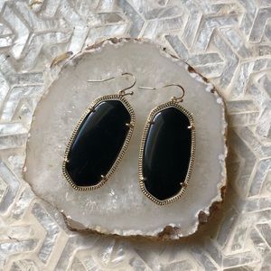 Kendra Scott Black Elle Earrings